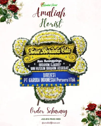 Papan Bunga Duka di Randusanga Kulon