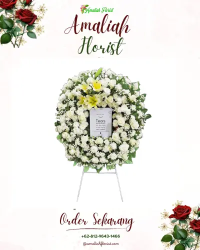Krans Bunga Duka Cita di Randusanga Kulon